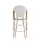Flash Furniture WhiteGray PE Rattan Stacking Paris Stool, 2PK 2-SDA-AD642001-F-CS-WHGY-NAT-GG - alternate 5